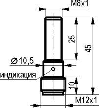 Габариты ISB BC13B-31P-1,5-LS4-H